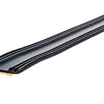 Gummibånd, type 4010, Bredde: 48 mm med klæb (sort)