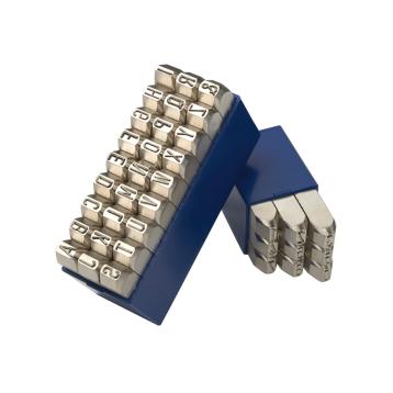 Bogstav prægestempler (A-Z+&) 5 mm i plastetui (Extra) Bogstav prægestempler (A-Z+&) 5 mm i plastetui (Extra)