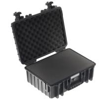 OUTDOOR kuffert m. skum (SORT)384x264x164mm Vol:16,6L