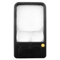 Håndlup 3X/5X/7X forstørrelse og LED lyskilde (flad model)
