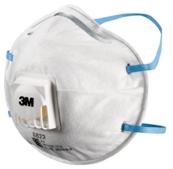 Filtermaske m. ventil, FFP2, 3M