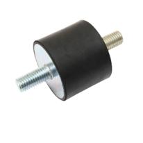 Vibrationsdæmper Ø30x30, M8x23 mm tappe i begge ender