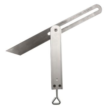 Smigvinkel 250 mm med rustfri klinge og låsefunktion