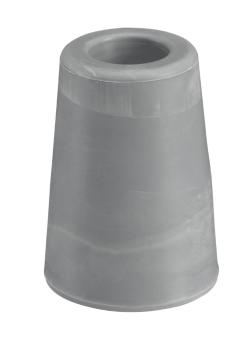 Dørstopper grå gummi, H50 x Ø40 mm, 10 stk.