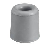 Dørstopper i gummi, grå, Ø30 mm, højde 30 mm