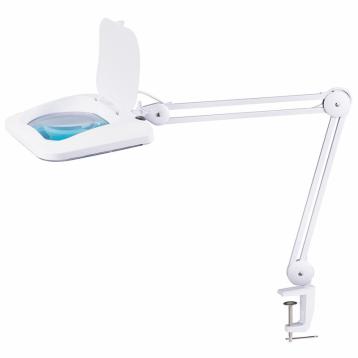 Luplampe 19x16 cm linse med 10W LED og 5D dioder (2,25X) Luplampe 19x16 cm linse med 10W LED og 5D dioder (2,25X)