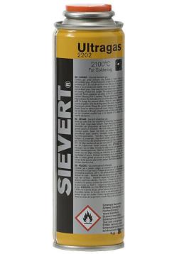 Gasflaske Sievert Ultragas, 60 g, EU 7/16"