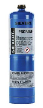 Gasflaske Sievert propan, 400 g, US 1"