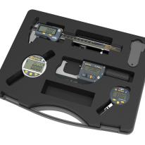 SYLVAC Discovery Kit med skydelære, måleur, mikrometerskrue og vippeindikator (800-1201)