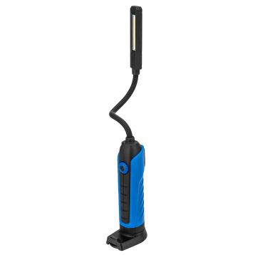 WRKPRO arbejdslampe "SLIM X5" flex-arm COB LED, magnet og genopladeligt batteri WRKPRO arbejdslampe "SLIM X5" flex-arm COB LED, magnet og genopladeligt batteri