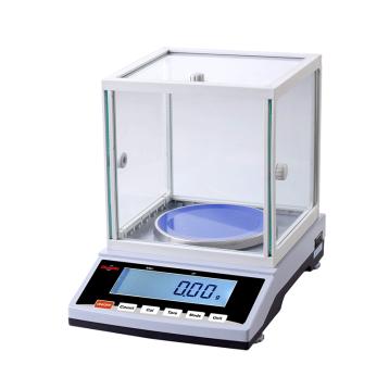 Præcisionsvægt 1000g / inddeling 0,01g med rustfri vejeplade Ø120 mm