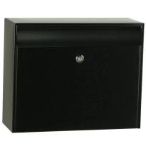 Postkasse sort, Bosca 34, 385 x 310 mm