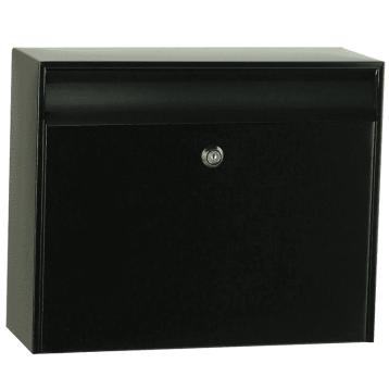 Postkasse sort, Bosca 34, 385 x 310 mm