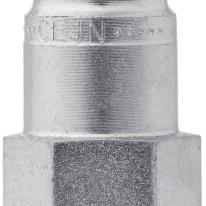 Indstiksnippel til trykluft, indvendigt gevind G 1/4", CEJN 410