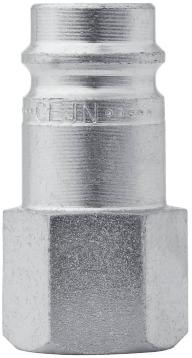 Indstiksnippel til trykluft, indvendigt gevind G 1/4", CEJN 410