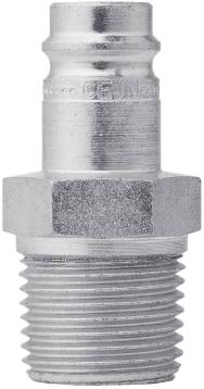 Indstiksnippel til trykluft, udvendigt gevind R 1/2", CEJN 410