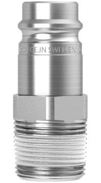 Indstiksnippel til trykluft, udvendigt gevind R 3/8", CEJN 410