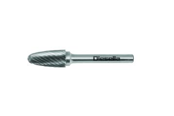 Fræsestift HM Ø10 x 20 mm form F (Single cut) Fræsestift HM Ø10 x 20 mm form F (Single cut)