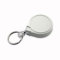 KEY-BAK nøgleholder "MINI-BAK" med bælteclips (HVID)