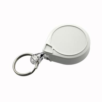 KEY-BAK nøgleholder "MINI-BAK" med bælteclips (HVID)