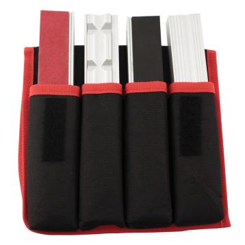 4 sæt alu. kæber i sæt (125mm) inkl. polytex taske