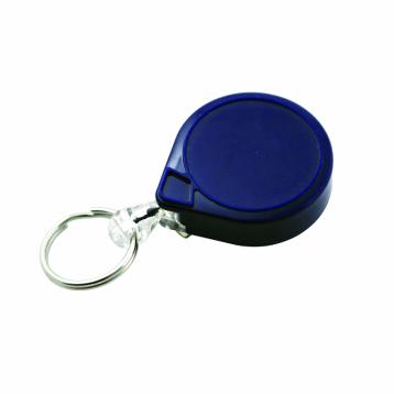 KEY-BAK nøgleholder "MINI-BAK" med bælteclips (BLÅ)