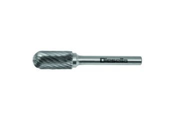 Fræsestift HM Ø8 x 18 mm form C (Single cut) Fræsestift HM Ø8 x 18 mm form C (Single cut)