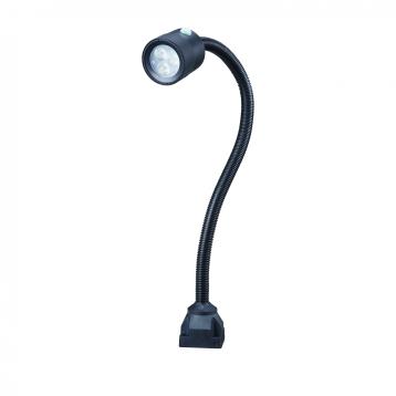 WRKPRO LED Maskinlys "BRAVO" med 530 mm flex arm 4,5W / AC 230V / IP65 / 4000K