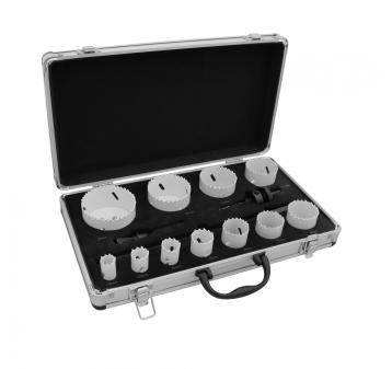 Hulsavesæt Ø19-76 mm HSS Bi-Metal M42 med 8% cobolt (14 dele)