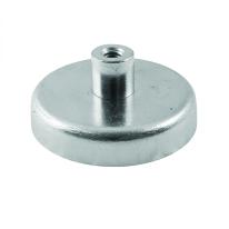 Ferrit pottemagnet Ø32 mm M4 gevindbøsning (75N)