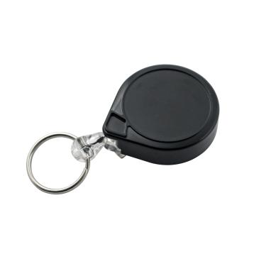 KEY-BAK nøgleholder "MINI-BAK" med bælteclips (SORT) KEY-BAK nøgleholder "MINI-BAK" med bælteclips (SORT)