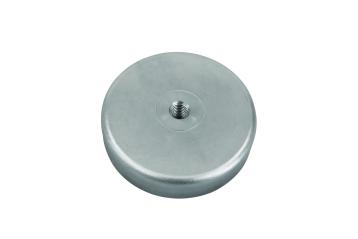 Ferrit pottemagnet Ø80 mm M10 gevindhul (550 N)