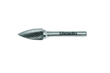 Fræsestift HM Ø6 x 18 mm form G (Single cut)