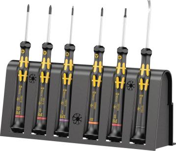 Wera micro 6 ESD skruetrækkersæt,reparation af mobiltelefon, 6 Dele Wera micro 6 ESD skruetrækkersæt,reparation af mobiltelefon, 6 Dele