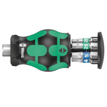 Wera kompakt bitsskruetrækker m. magasin, Stubby 3