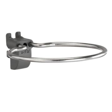 Ringkrog i grå stål, 88 x 116 x 32 mm Ringkrog i grå stål, 88 x 116 x 32 mm