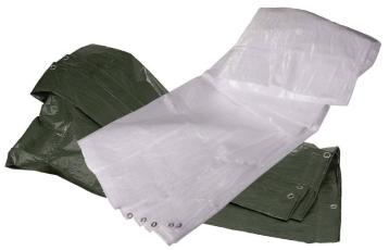 Presenning 2,5 x 3,6 m, transparent, 120 g/m²