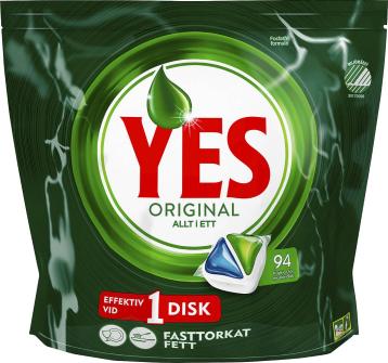 Opvasketabs YES Powerdrops Original All in One, 99 stk. Opvasketabs YES Powerdrops Original All in One, 99 stk.