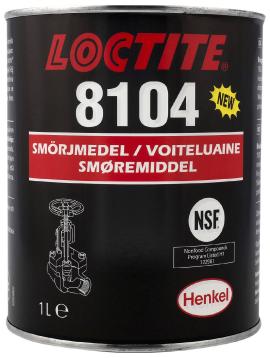 Silikonefedt Loctite 8104, 1 L Silikonefedt Loctite 8104, 1 L