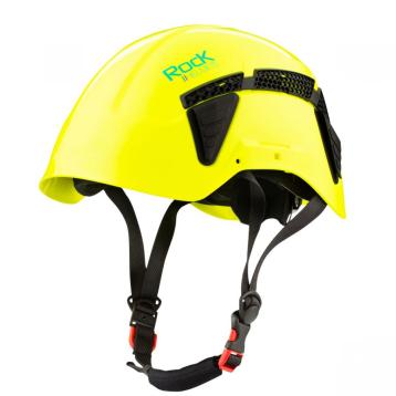 Sikkerhedshjelm m. hagerem, Rock, hi-vis gul