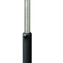 V-Støttebuk med Ø52 mm rulle og justerbarhøjde 58-79 cm