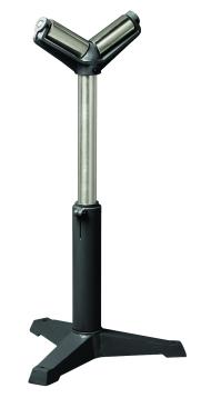 V-Støttebuk med Ø52 mm rulle og justerbarhøjde 58-79 cm V-Støttebuk med Ø52 mm rulle og justerbarhøjde 58-79 cm