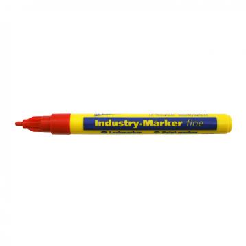 Industri marker 1-2 mm RØDrund spids (model 0914)