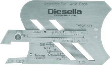 WLDPRO Svejselære Fillet type justérbar (Model K2)