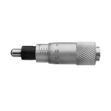 Indbygnings mikrometerskrue 0-6,5 x 0,01 mm med kugleformet måleflade DIN 863 Indbygnings mikrometerskrue 0-6,5 x 0,01 mm med kugleformet måleflade DIN 863