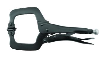 WLDPRO Svejsetang D7 C-klemme med runde tryksko(280 mm / 11")