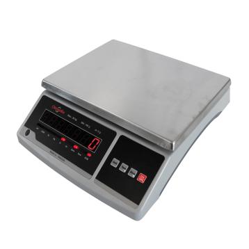 Bordvægt 6 kg x 1g med LED display oggenopladeligt batteri Bordvægt 6 kg x 1g med LED display oggenopladeligt batteri