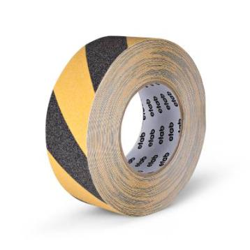 Skridsikringstape Etab 27, 50 mm x 15 m, gul/sort