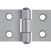 Ledhængsel syrefast AISI 316, 100 x 38 mm, 2 stk., Millers