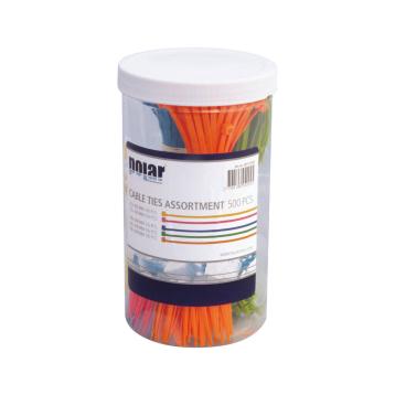 Kabelstrips sortiment, 500 stk